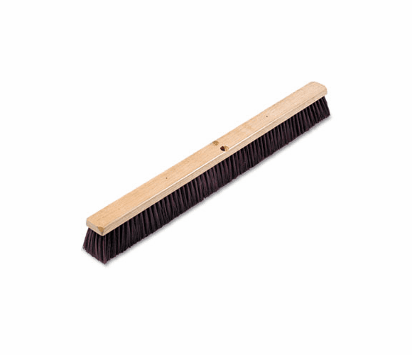 BWK20336 Floor Brush Head, 3 1/4" Maroon Stiff Polypropylene, 36" By BOARDWALK
