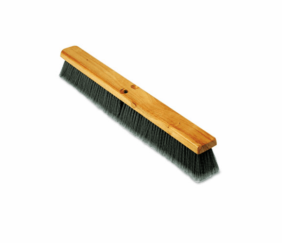 BWK20424 Floor Brush Head, 3" Gray Flagged Polypropylene, 24" By BOARDWALK