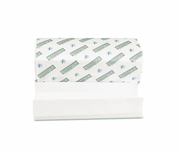 BWK22GREEN Green Plus Folded Paper Towels, C-Fold, White, 10 1/8 x 13, 200/Pack, 12/Carton By BOARDWALK