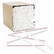 BWK2851S Jumbo Straws, 7 3/4", Plastic, Red; White, 12000/Box By BOARDWALK