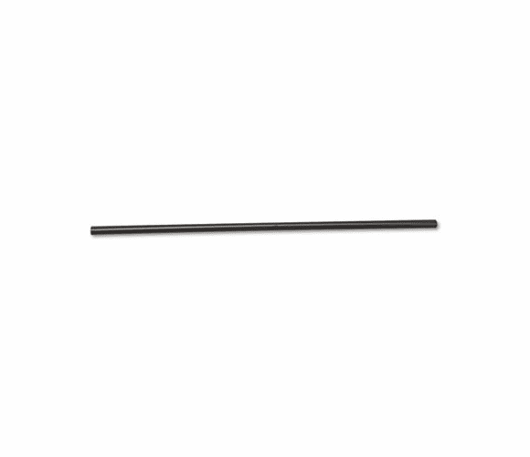 BWK285BLK Unwrapped Jumbo Straws, 7 3/4", Plastic, Black, 12000/Box By BOARDWALK