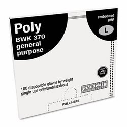 BWK370L Polyethylene Disposable Food Handling Gloves, Large, 1000/Carton By BOARDWALK