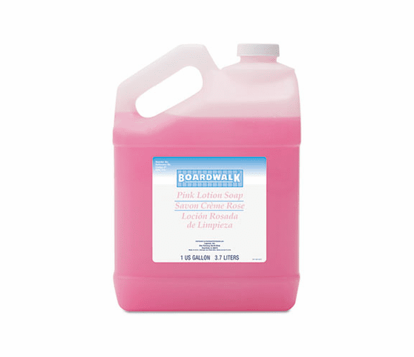 BWK410EA Mild Cleansing Pink Lotion Soap, Pleasant Scent, Liquid, 1 gal Bottle By BOARDWALK