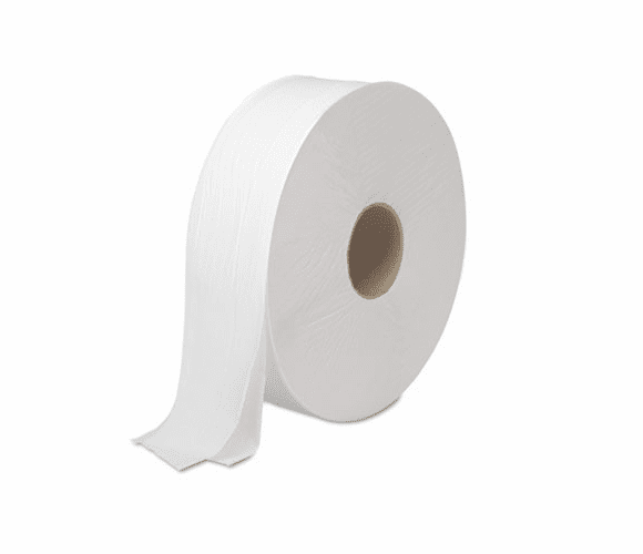 BWK6102 JRT Bath Tissue, Jumbo, Two-Ply, White, 2000 Feet/Roll, 6 Rolls/Carton By BOARDWALK