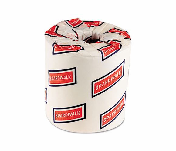 BWK6170 One-Ply Toilet Tissue, 1000 Sheets, White, 96 Rolls/Carton By BOARDWALK