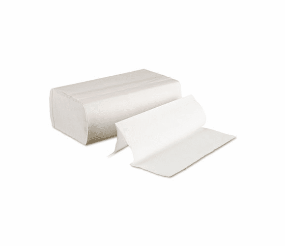 BWK6200 Multifold Paper Towels, White, 9 x 9 9/20, 250 Towels/Pack, 16 Packs/Carton By BOARDWALK