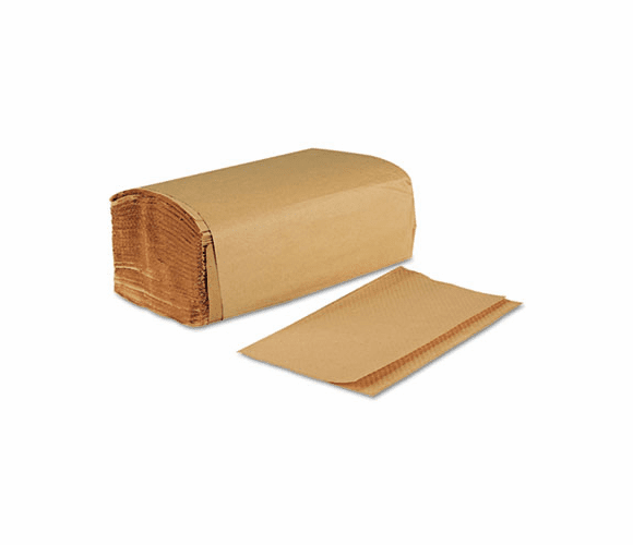 BWK6210 Singlefold Paper Towels, Brown, 9 x 9 9/20, 250/Pack, 16/Carton By BOARDWALK
