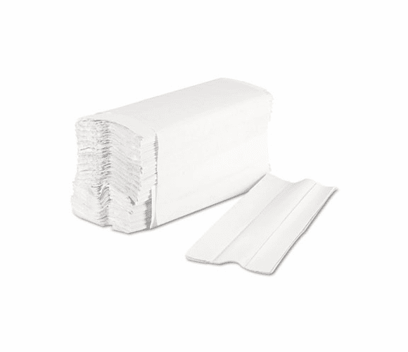 BWK6220 C-Fold Paper Towels, Bleached White, 200 Sheets/Pack, 12 Packs/Carton By BOARDWALK