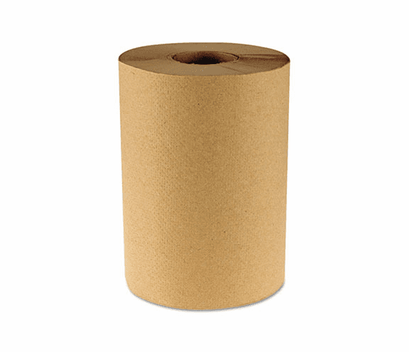 BWK6252 Hardwound Paper Towels, 8" x 350', One-Ply Kraft, 12 Rolls/Carton By BOARDWALK