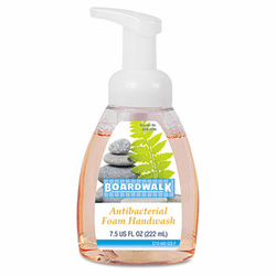 BWK8600 Antibacterial Foam Hand Soap, Fruity, 7.5 oz Pump Bottle, 6 per Carton By BOARDWALK