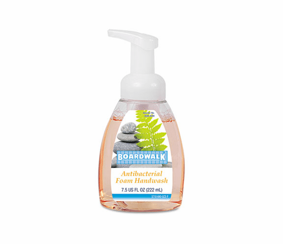 BWK8600 Antibacterial Foam Hand Soap, Fruity, 7.5 oz Pump Bottle, 6 per Carton By BOARDWALK