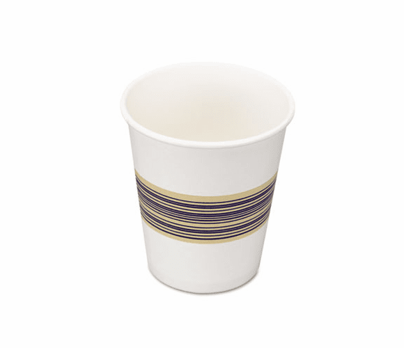 BWK8HOTCUP Paper Hot Cups, 8 oz., Blue & Tan, 20 Bags of 50, 1000/Carton By BOARDWALK
