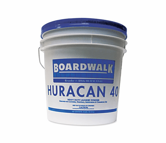 BWKHURACAN40 Low Suds Laundry Detergent, Economical, Powder, Fresh Lemon Scent, 40 lb. Pail By BOARDWALK