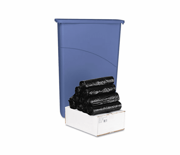 BWKL4625045WP Low-Density Can Liners, 40 x 46, .45 mil, Black, 250/Carton By BOARDWALK