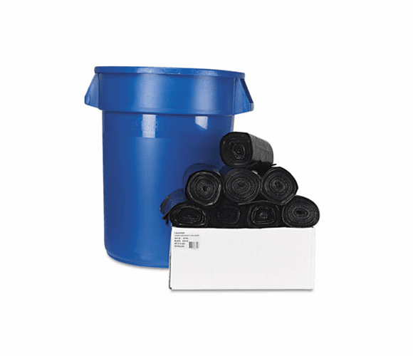 BWKL5820095WP Low-Density Can Liners, 38 x 58, .95 mil, Black, 200/Carton By BOARDWALK