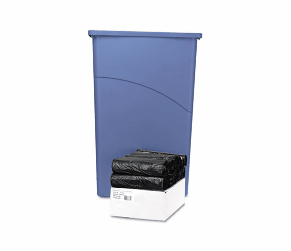 BWKSL397543WP Low-Density Can Liners, 33 x 39, .43 mil, Black, 75/Carton By BOARDWALK