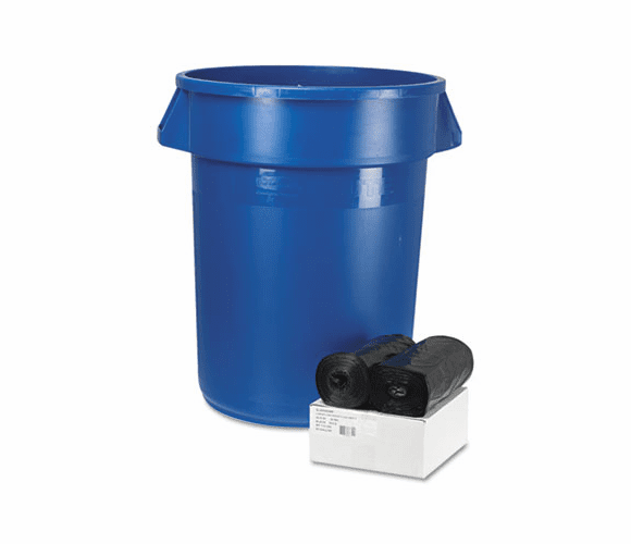 BWKSL585095WP Low-Density Can Liners, 38 x 58, .95 mil, Black, 50/Carton By BOARDWALK