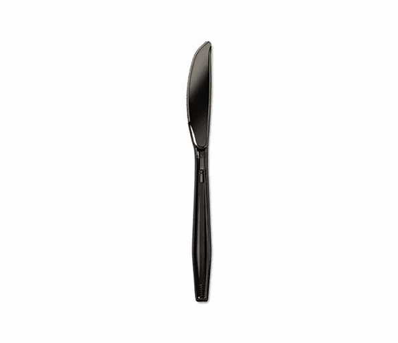 BWKYPHKE Full Length Polystyrene Cutlery, Knife, Black, 1000/Carton By BOARDWALK