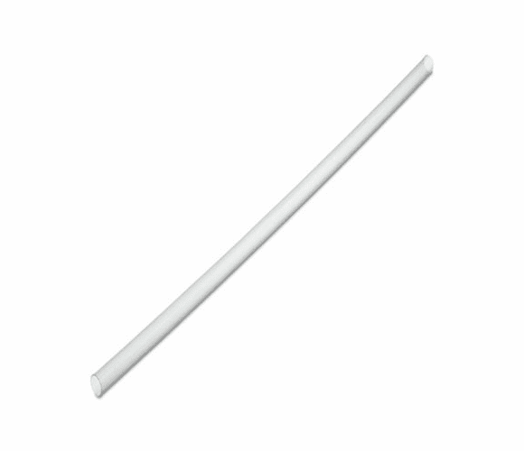 BWKYSTWJ77S24 Jumbo Straws, 7 3/4", Plastic, Red; White, 12000/Box By BOARDWALK