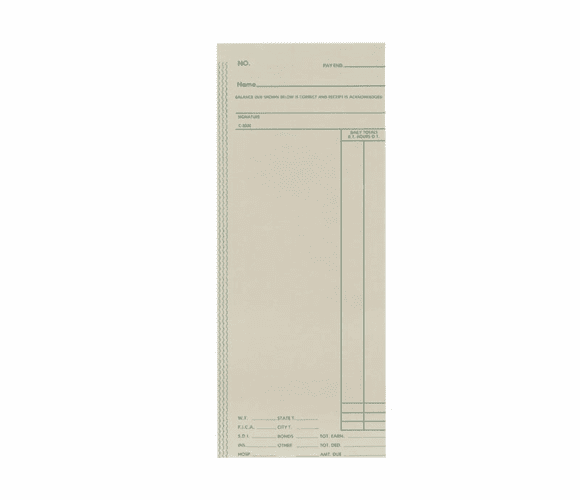 C-3000 Weekly Time Cards; 1000/pk (CP-3000/CP-5000 ONLY) By Amano