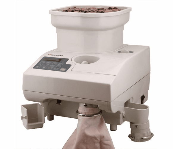 C800 Ultra Heavy Duty Coin Counter / off-sorter / Wrapper By Cassida