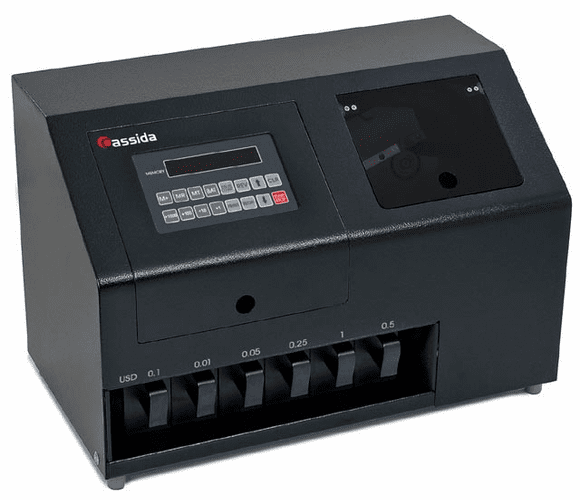 C900 Ultra Heavy Duty Coin Counter / Sorter / Wrapper By Cassida
