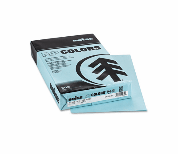 CASMP2204BE FIREWORX Colored Paper, 20lb, 8-1/2 x 14, Bottle Rocket Blue, 500 Sheets/Ream By CASCADES