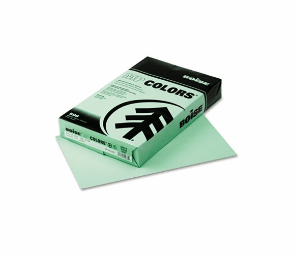CASMP2204GN FIREWORX Colored Paper, 20lb, 8-1/2 x 14, Popper-mint Green, 500 Sheets/Ream By CASCADES