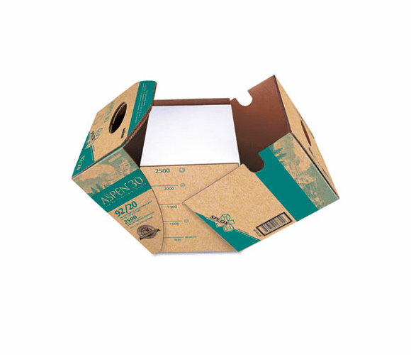 CASSPRC20 SPLOX 30% Recycled Office Paper, 92 Bright, 20lb, 8-1/2x11, White, 2500/Carton By CASCADES