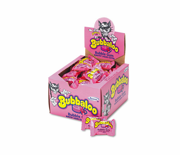 CDB91627 Bubble Gum w/Liquid Center, Individually Wrapped Pieces, 60/Box By KRAFT FOODS, INC