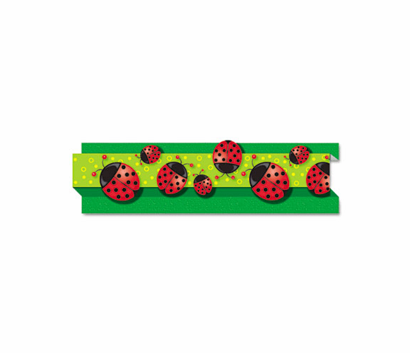 CDP108040 Pop-It Border, Ladybugs, 3" x 24', 8 Strips/Pack By CARSON-DELLOSA PUBLISHING