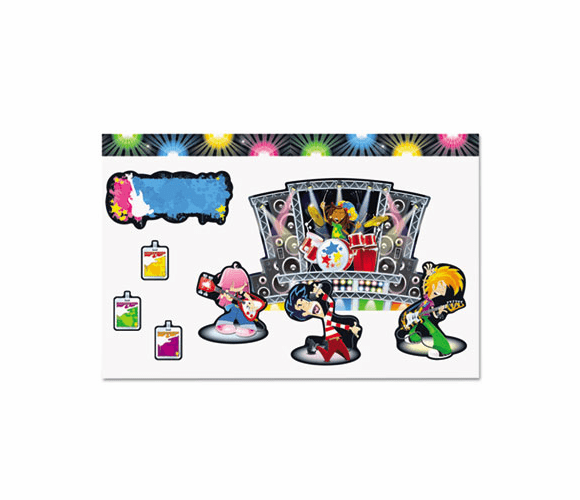 CDP110150 Rock Stars Bulletin Board Set, Assorted Colors By CARSON-DELLOSA PUBLISHING