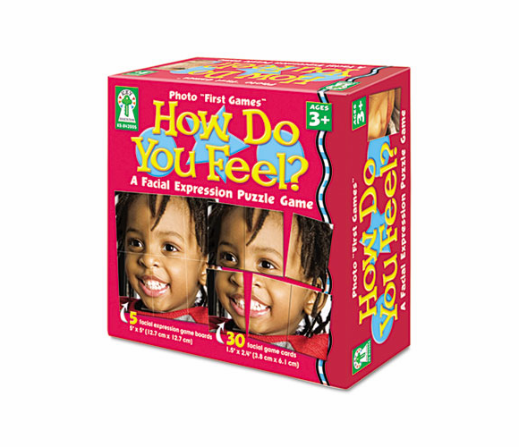 CDP842005 Photo First Games, How Do You Feel By CARSON-DELLOSA PUBLISHING