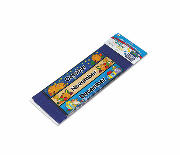 CDPCD158003 Calendar/Weather Pocket Chart with Assorted Cards, 26 x 7 1/4 By CARSON-DELLOSA PUBLISHING