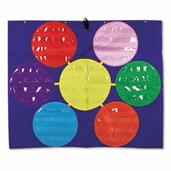 CDPCD5647 Web Organizer Pocket Chart with 28 Clear Pockets, Blue, 47 1/2 x 39 3/4 By CARSON-DELLOSA PUBLISHING