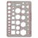 CHA1085I Templates, Geometric Shapes/Symbols, 3 1/2" x 7", Smoke By CHARTPAK/PICKETT