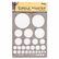 CHA1204I Templates, Circles, 7" x 11 1/4", Smoke By CHARTPAK/PICKETT
