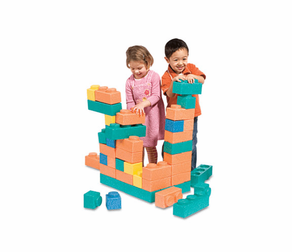 CKC00384 Gorilla Blocks, Assorted Colors, 66/Pack By THE CHENILLE KRAFT COMPANY