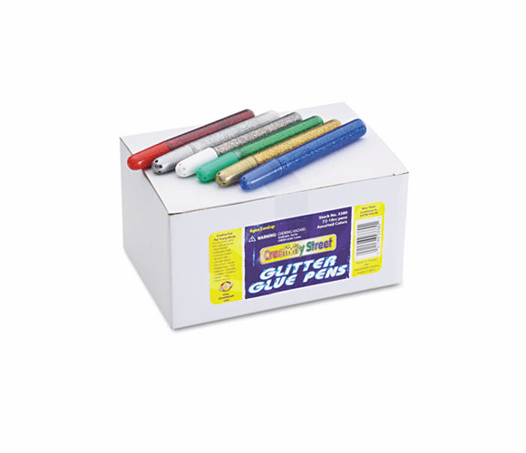 CKC338000 Glitter Glue Pens, Assorted, 10 cc Tube, 72/Pack By THE CHENILLE KRAFT COMPANY