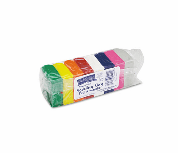 CKC4092 Modeling Clay Assortment, 27 1/2g each Assorted Bright, 220 g By THE CHENILLE KRAFT COMPANY