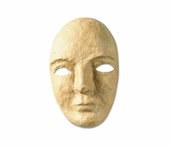 CKC4190 Paper Mache Mask Kit, 8 x 5 1/2" By THE CHENILLE KRAFT COMPANY