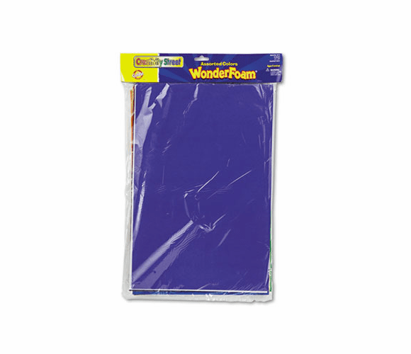 CKC4313 Wonderfoam Sheets, 12 x18, Assorted Colors, 10 Sheets/Pack By THE CHENILLE KRAFT COMPANY