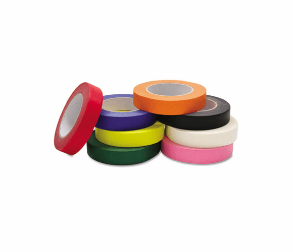 CKC4860 Colored Masking Tape Classroom Pack, 1" x 60 yards, Assorted, 8 Rolls/Pack By THE CHENILLE KRAFT COMPANY