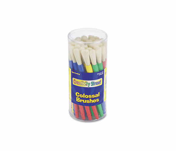 CKC5160 Colossal Brush Set, Natural Bristle, Round, 30/Set By THE CHENILLE KRAFT COMPANY