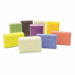 CKC9651 Squishy Foam Classpack, Assorted Colors, 9 Blocks By THE CHENILLE KRAFT COMPANY