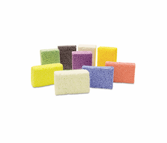 CKC9651 Squishy Foam Classpack, Assorted Colors, 9 Blocks By THE CHENILLE KRAFT COMPANY