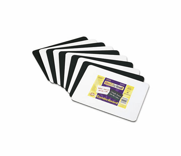 CKC988310 Combination Dry-Erase/Chalkboard, 10/Set By THE CHENILLE KRAFT COMPANY