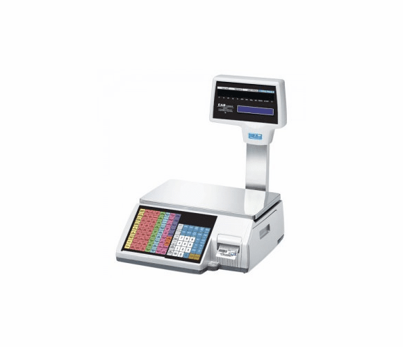 CL-5000R (with pole display) Label Printing Scale By CAS