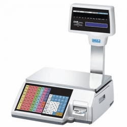 CL-5000R (with pole display) Label Printing Scale By CAS