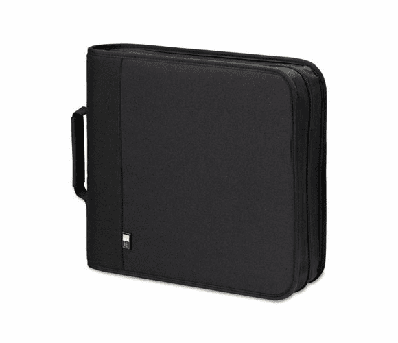 CLGBNB208 CD/DVD Expandable Binder, Holds 208 Disks, Black By CASELOGIC